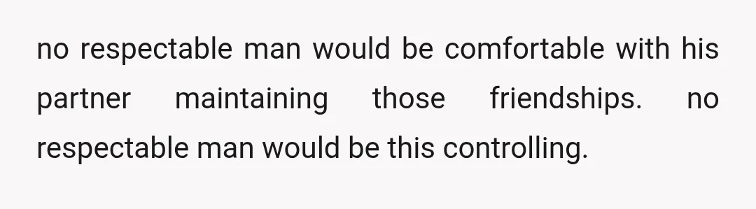 u/RedneckDebutante NTA What in the controlling mfer is this nonsense? No. You absolutely do not have to cut off every person who knows someone you screwed. Small towns like mine...