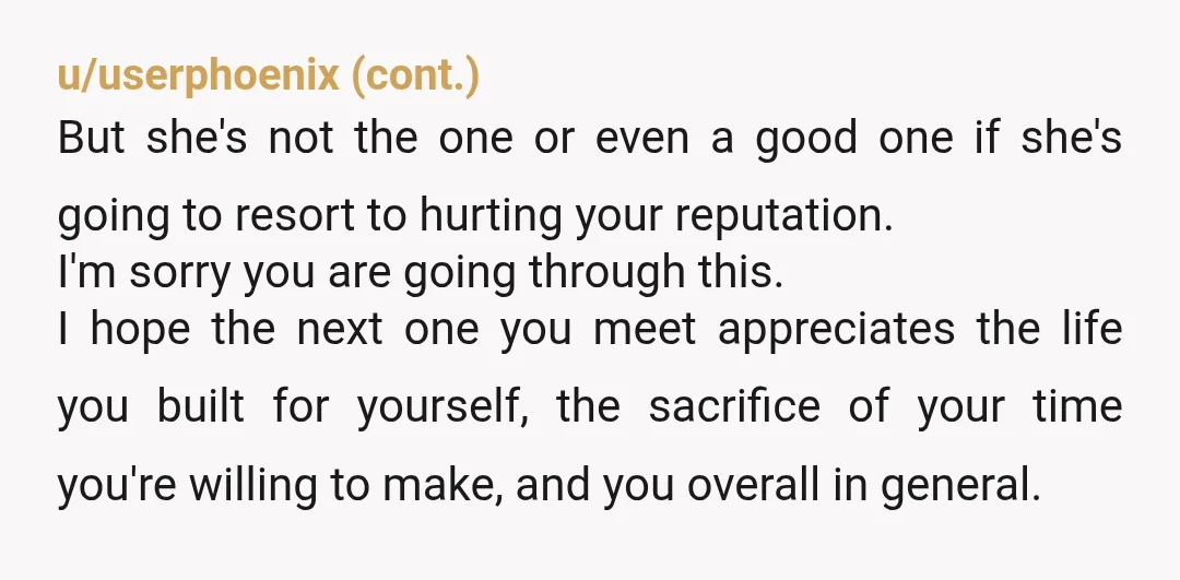 u/atmasabr Cutting your losses means you never achieved a resolution to your argument or dispute, even once. That has a consequence. INFO it's hard to tell because you haven't said...