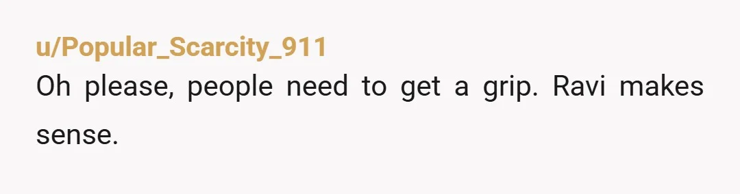 u/DCleide I'm a POC, not related to the name Ravi or the culture it comes from, but I wouldn't put too much thought into what this person said. Def hear...