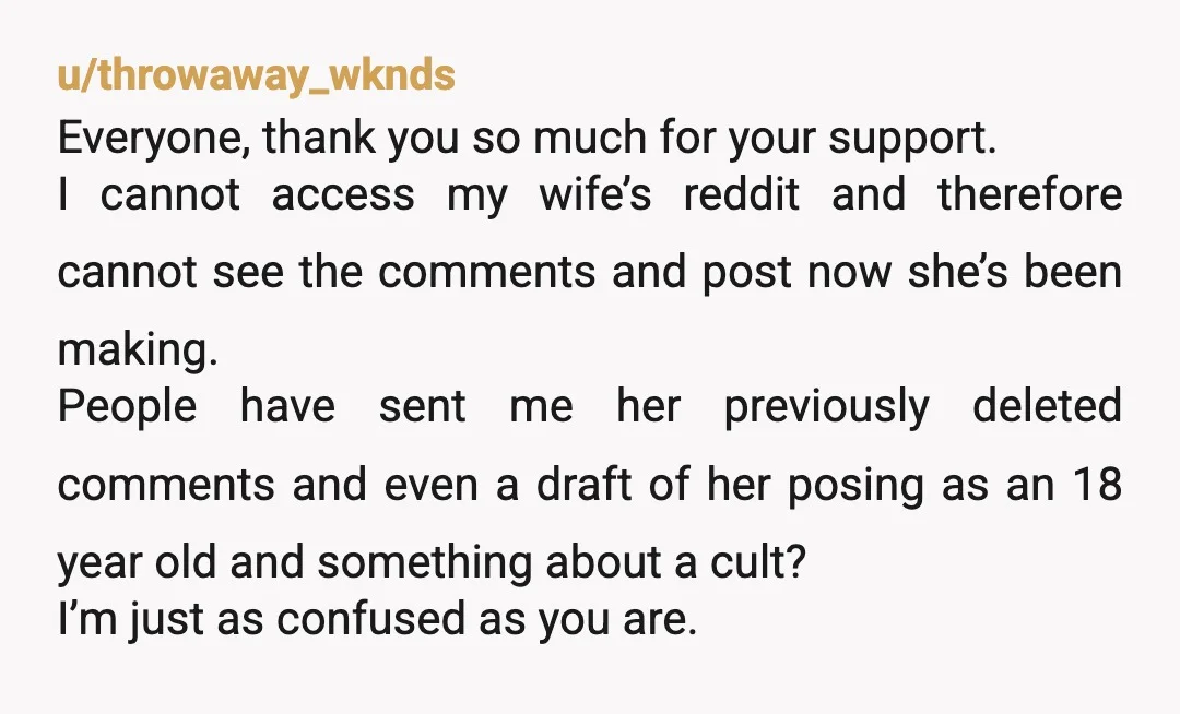 u/Adventurous_Set8180 Nta: you and your wife are supposed to be one, you guys are supposed to be on each other’s sides for everything. If I had a friend like Amy...