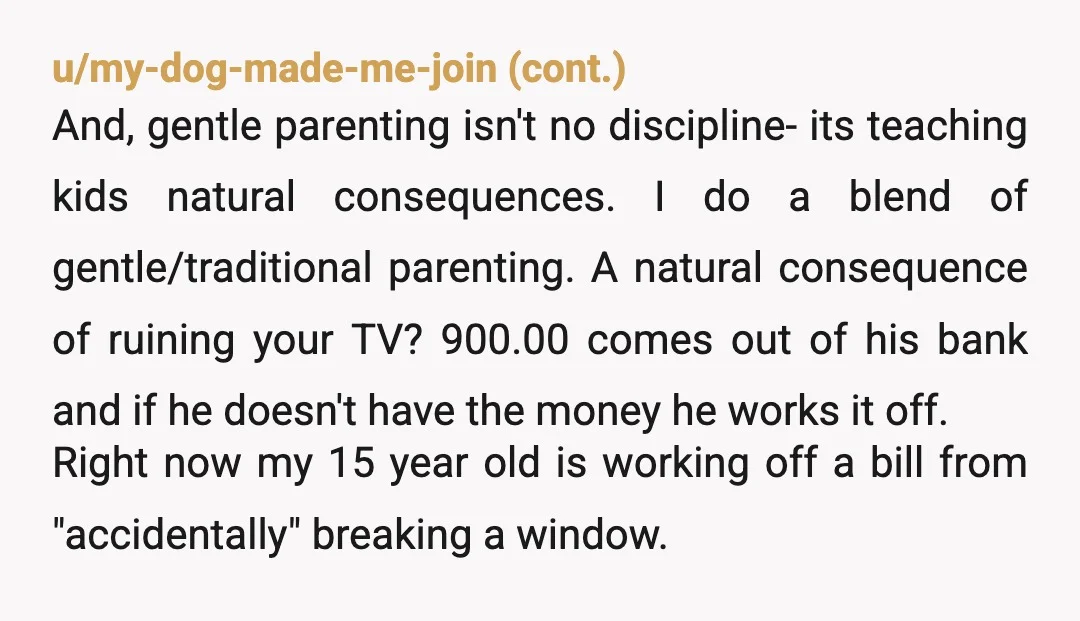 u/Mypettyface
NTA She should be paying for your new tv and doctor’s appointments for your ear. What a brat!