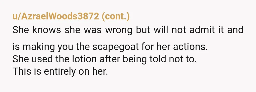 u/1568314 NTA Classic case of FAFO. You did warn her specifically. Unless you're like loaded, it was beyond rude of her to go out of her way to steal your...