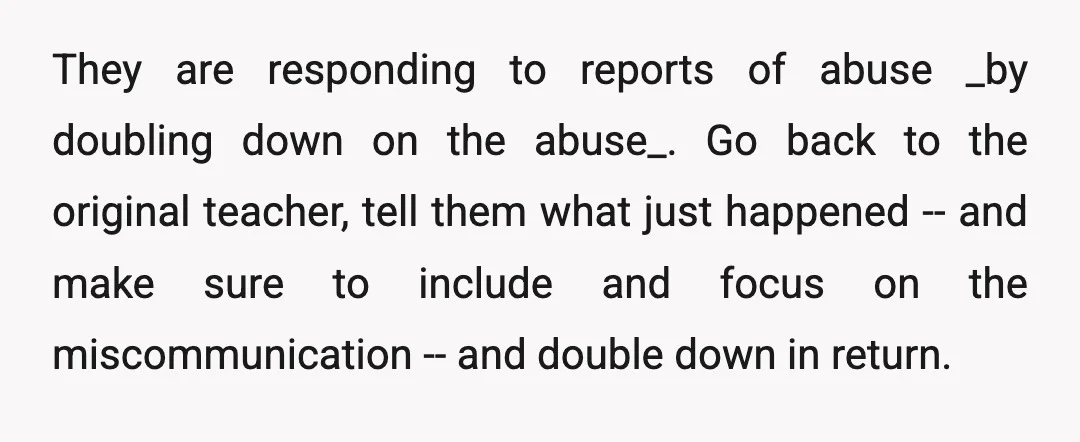 Because as much as this may suck, this is the system _working_ and those AH that call themselves family need to learn that you _will_ defend yourself with the most...