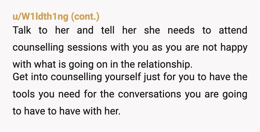 u/Radiant_Leek9858 NOR, I would ask MIL for more details because she seems to know something you don't. I would seek maybe marriage counseling if you have the bandwidth to work...