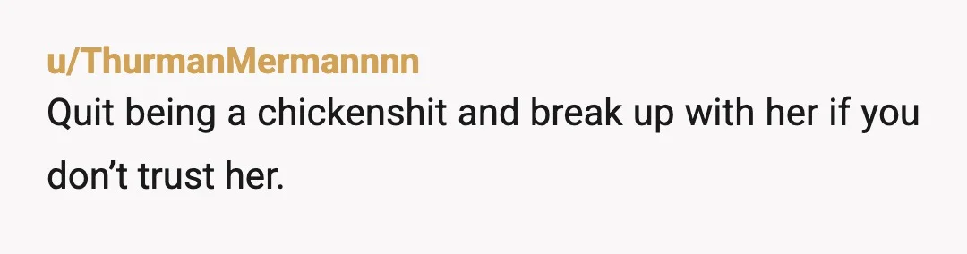 u/imafnheadbanga YOR She’s bloated and that’s your evidence? She could be extremely ill. You’re going to have her take a pregnancy test for what? You’ll know soon enough if she’s...