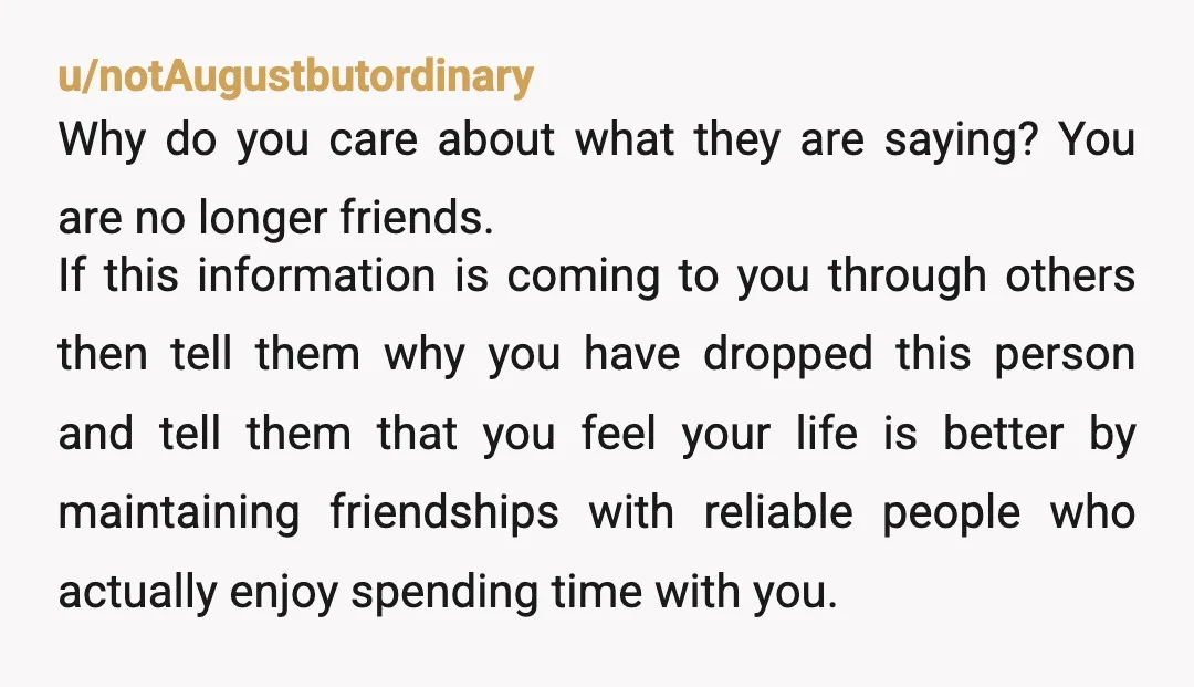 u/mshawnl1
NTJ. If they complain to you just ask them when they want to do something