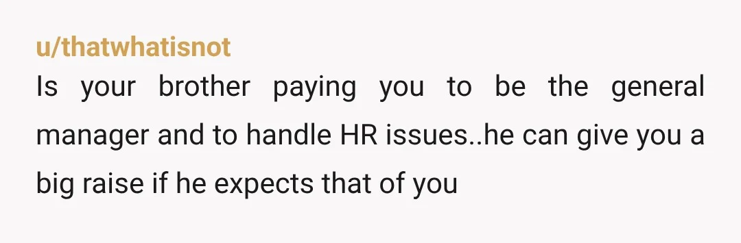 u/Glittering-Paper4516 Take a bit of space and approach him again. “Asking you to handle this as Jake’s boss was a sign of respect and I’m sorry you didn’t see it...