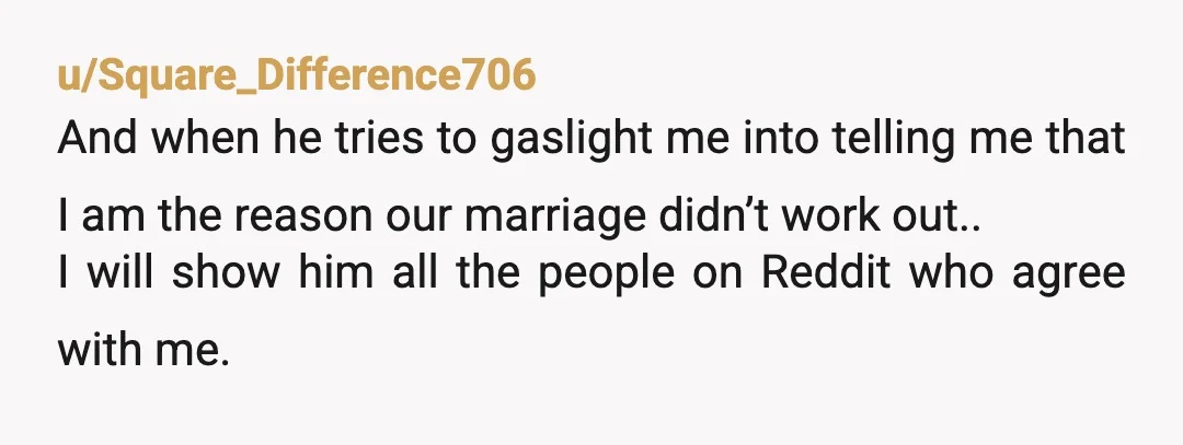 u/Think-Cry-5284
These can't be the husbands society tells us we want