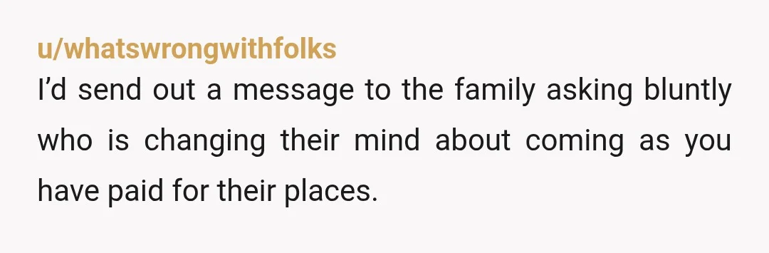 u/Bananasforskail
Ask your uncle how a ceremony celebrating the start of a new loving family, should include an unabashed lying, cheating abuser... your brother, and an emotionally manipulative bully....him?