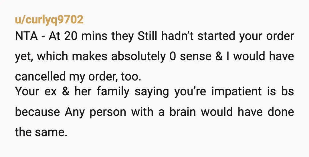 u/anonanon-do-do-do I took clients out to an EXPENSIVE steak house, which ruined the steak they gave me (well done, ordered med). So, I sent it back. It literally takes 5...