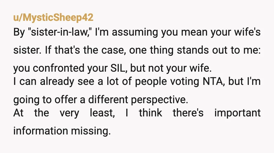 u/Active-Anteater1884 Listen, I really, really think there may be more to this story. I'm envisioning your SIL's side. "I told my BIL I was using egg-free pasta, but he kept...