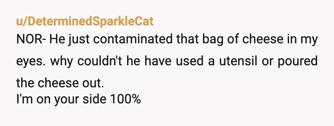 u/BrokeTheSimulation
NOR- that’s disgusting.  I would have have done the same thing.