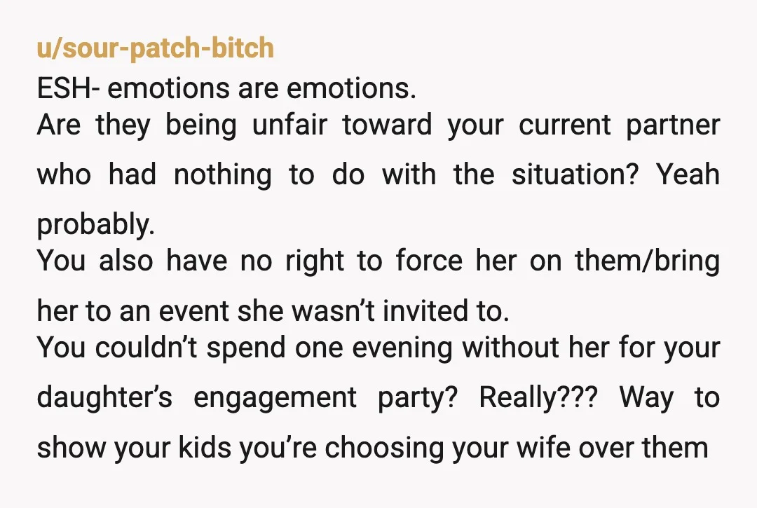u/Itchy_Juice_2528 NTA. You can't control your kids behavior and attitude, you can only control your reaction to them. Stay calm as you explain that this is your hill to die...