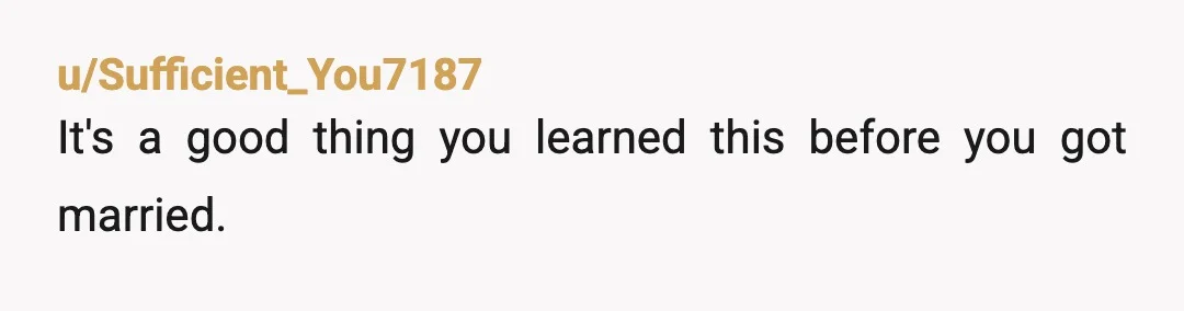 u/deepstatelady
Go to your parents. You deserve care. Not having to emotionally manage an infantile mammas boy.