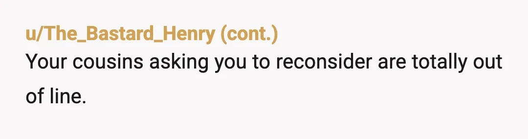 u/MariaLynd I'm sorry, she split the lip of a crying 4 year old? Lost control of herself over an innocent statement from little more than a toddler? And your father's...