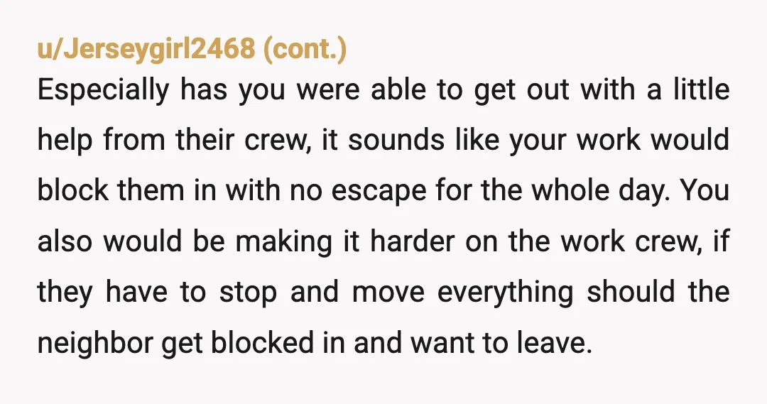 u/trowzerss
You can be a good example or you can escalate the disagreement due to one inconvenience, up to you.