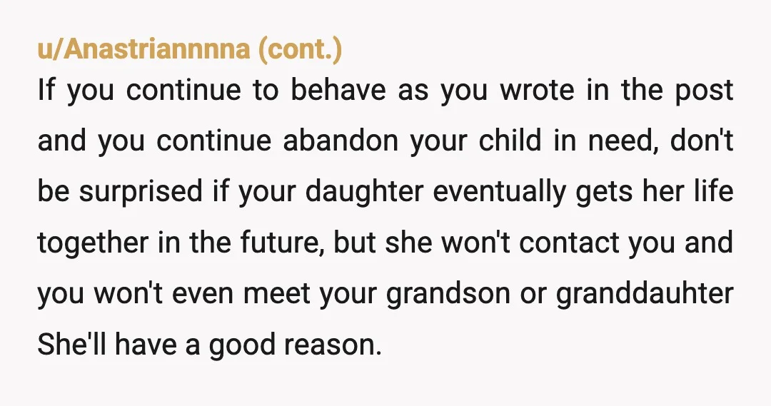 u/jessluvsu4evr To be honest, it’s super normal for young adults to move back home for the summer. Her being pregnant is kind of irrelevant to this issue imo. This just...