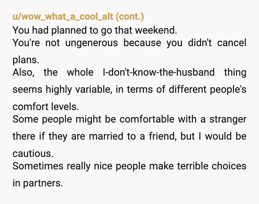u/Katiew84 NTA And hey, your alcoholism doesn’t define you. You’re allowed to have an opinion and say no. You don’t have to give in to everything to appease your partner...