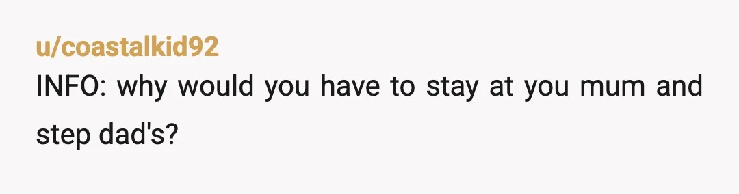 u/LovitzInTheYear2000 Potentially YTA depending on how you communicate with your family about this. The way you’re explaining yourself in this post does come off assholish - leading with your irrelevant...