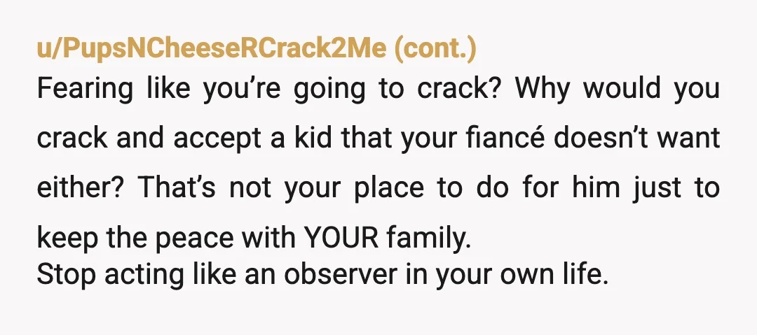 u/TomeThugNHarmony4664 Yeah, because raising a child is nothing. And let’s just say you did this (don’t, BTW). In six years you’d probably be raising at least two more of your...