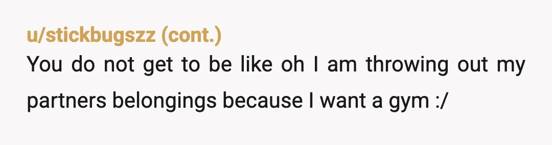 u/BoboYagga
Make the piles, but DO NOT TOSS THEM UNTIL YOU TALK TO HIM.
He will resent you if you do it.
And he will absolutely notice.