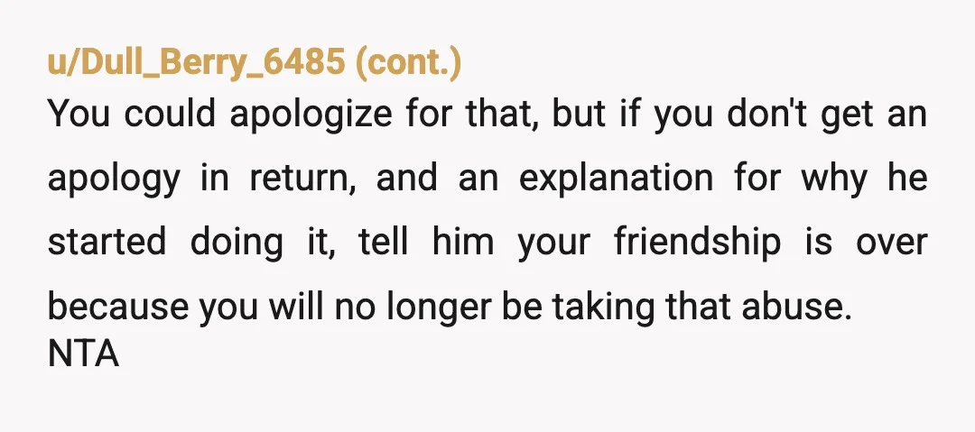 u/hotchicken39 NTA He is directing his self-hatred towards you. I can sympathize with being jealous of others especially when you are not doing good. But I can’t sympathize with him...