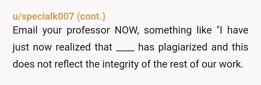 u/Hsmdbeila
Does your school's code of conduct require that you report it?