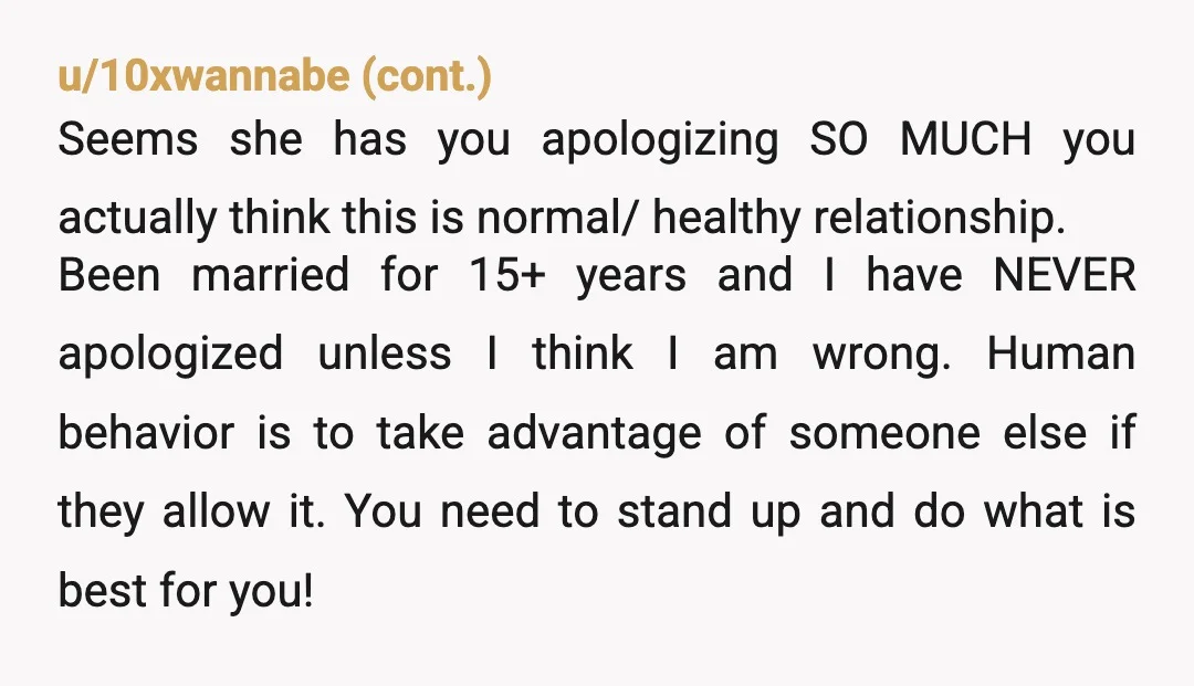 u/Due_Classic_4090 Do not change your mind and NOT the AH. She literally told you she hasn’t been happy living with you and now she’s mad you’re taking action? She makes...