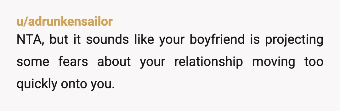u/kswheels
I hate to hurt your feelings...
He's not as serious about the relationship as you are.
He doesn't see you as his Dad's future daughter in law.