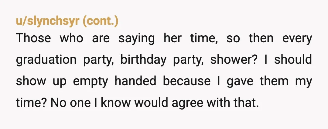 u/EuPanda6
NTH
Is rude to come to someone house/wedding/party with empty hands.