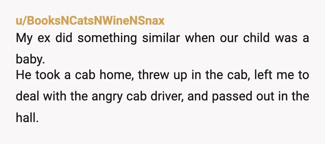 u/FearlessBanana81 I don't know about the laws where you are, but in the UK this would not be legal (drunk in the car, even if parked). Your husband sucks though...