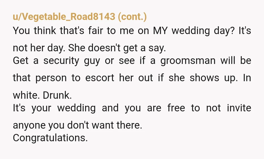 u/Bubbly_jellyfish34 NTA. I wouldn’t invite her either—did she even apologize? My uncle is terminal now, and if anyone made a flippant comment like that about him, I’d be flipping tables...