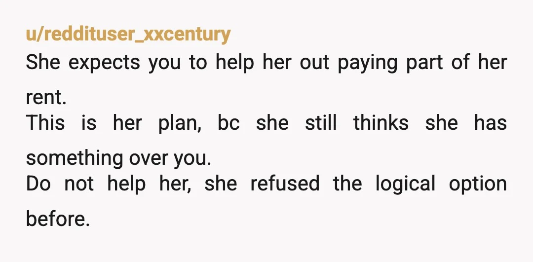 u/zyraxes23
“we should’ve just stayed living together and tried to reconcile the relationship” - gold digger vibe