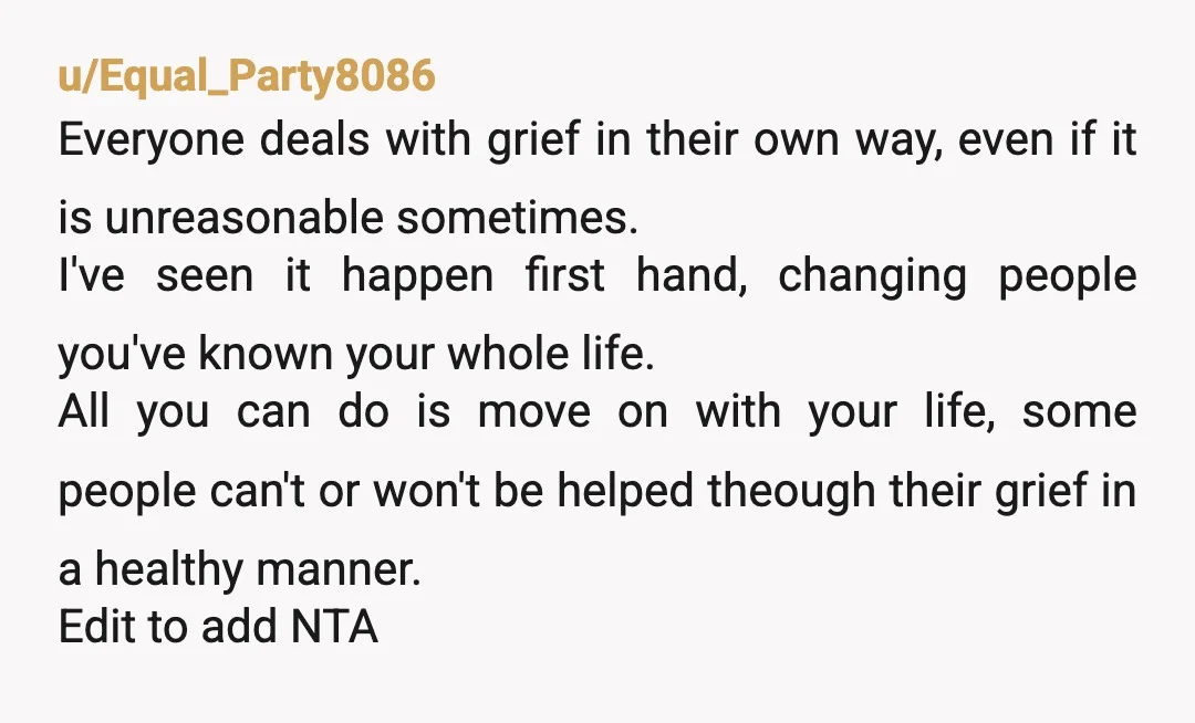 u/shadyrose222 NTA it sounds like Q needs boatloads of therapy. It sucks to lose those friends but if they had really been your friends they'd have gotten your side of...