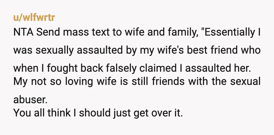 u/throwaway_wknds
UPDATE: My wife seems to have found this post and put the pieces together.
I may have to terminate this account.
