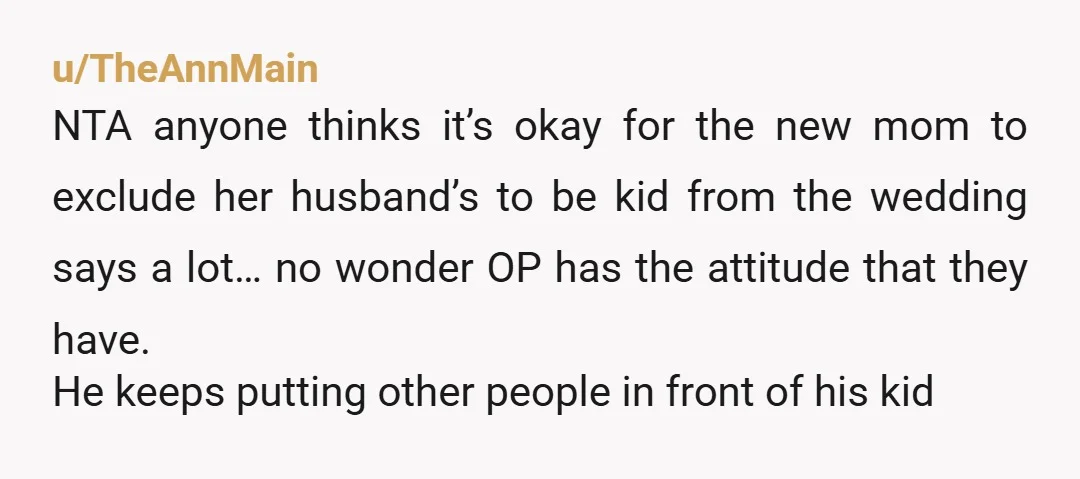 u/OwnLime3744 NTA. It sounds like the bride doesn't want you there. She certainly isn't trying to build a relationship with you. How much time will you have to spend with...