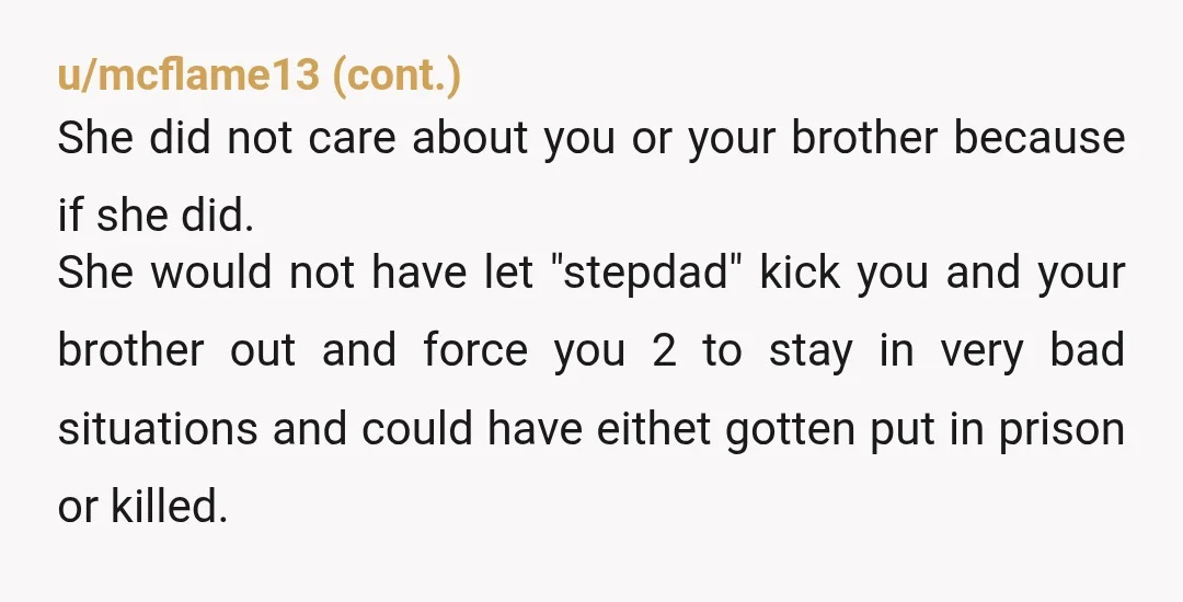 u/Jen5872
Call the cops on your stepsister. Tell them all to kick rocks.
