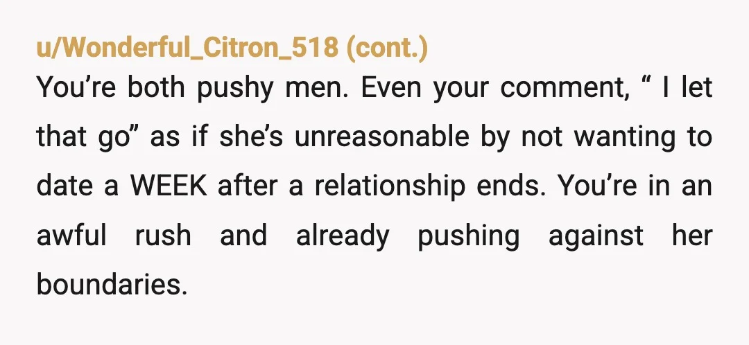u/1RainbowUnicorn
YTA. You weren't really wanting to get to know her. You just cared about sex