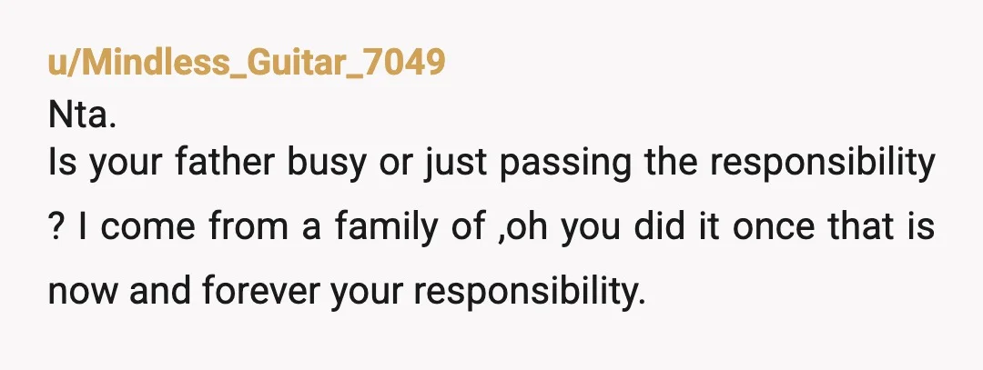 u/pinkpantheress31 I’d say NTA based on the fact you don’t drive, so the ask in itself is confusing. Are you just going as company because he’s capable or are you...