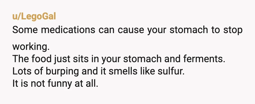 u/Jehannum_505 I am in denial about the fact that my body can't process lactose anymore, so I am often in the same position, though I have to go into the...