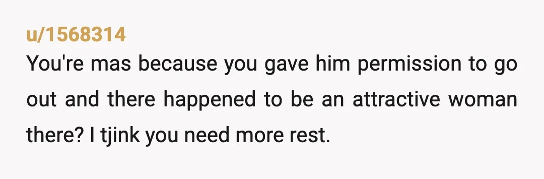 u/Eryssia YTA. If there's something bothering you, then discuss it, not hide it under a different subject. Quite frankly, unless he's given you reason to think he would cheat, I...