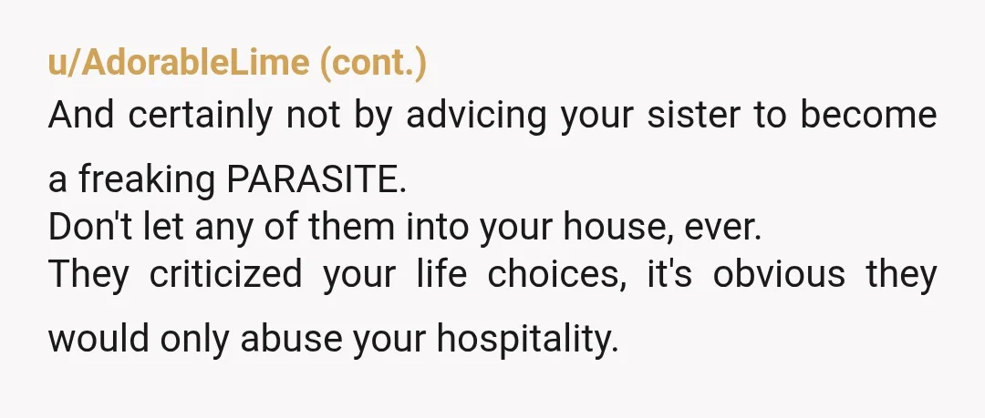 When I refused again, she very generously suggested a "compromise". I could live in the house with her and her kids and would not have to find somewhere else to...