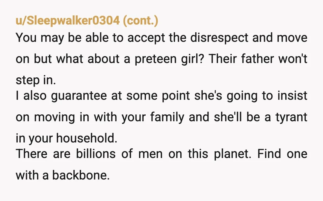 u/Shot-Zombie-36
Maybe not get married right yet, more conversations to be had. 