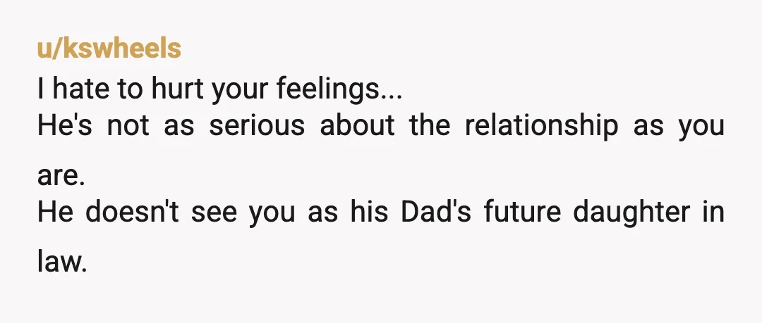 u/User_-_-_Name NTA i dont think its that crazy. I wish people that arent my dad a happy father's day all the time and I dont see a difference between saying...