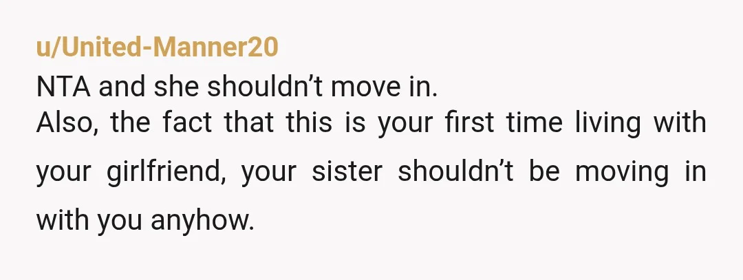 u/Key-Bar-3460 Do not let her move in with you even if she’s does a 180 and says she’ll comply she absolutely won’t. Could see her trying to sneak some in...