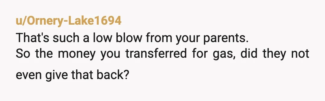 u/PrestigiousHelp6933 NTA, not sure what parallel universe would have to exist for you to think you are. This would be enough for me to go low/no contact. Total AH moves...