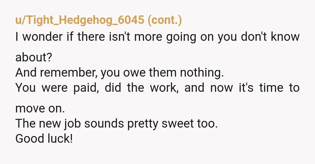 u/colonelmattyman
If they want you to stay they should let you keep the stock options permanently.
Otherwise leave.
If staying jeapordises you new job, leave.