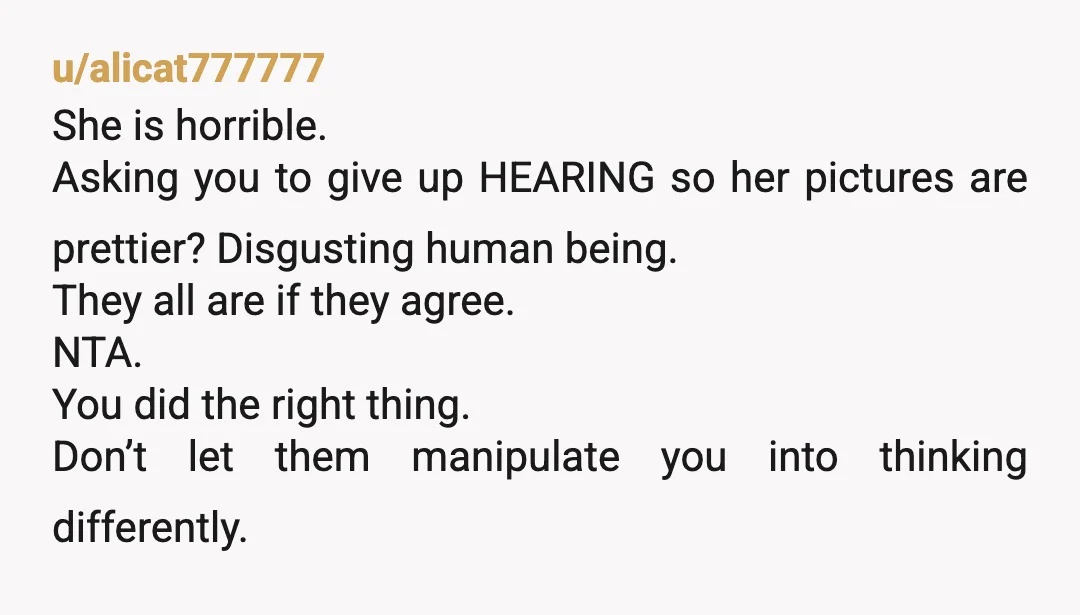 u/AdventurousYamThe2nd
Your ex-friend is disgusting and has her priorities all wrong.
Good riddance.
I'm also disappointed in your mom for not being on your side.