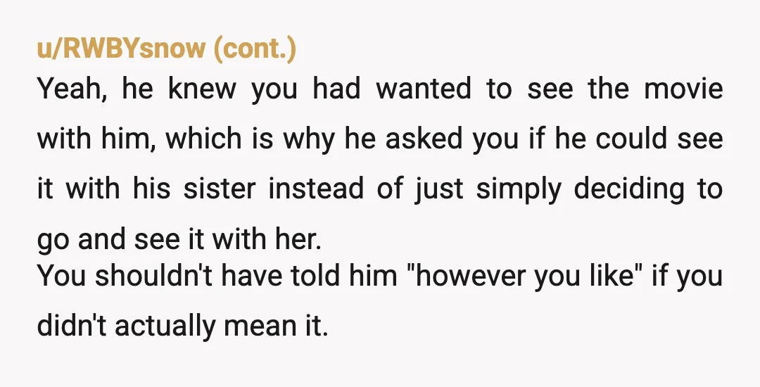 u/Important-Web-261 Y(both)TA. He’s not paying attention and you’re not being direct, which is how you both end up miscommunicating. I fail to see what you were waiting for by constantly...