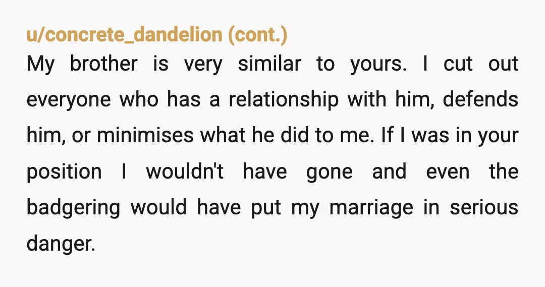 u/Fearless-Speech-1131 This would be a divorce for me. It's more than just "she wore me out". A lot more. I'd lose all attraction & trust i had in her. I'd...
